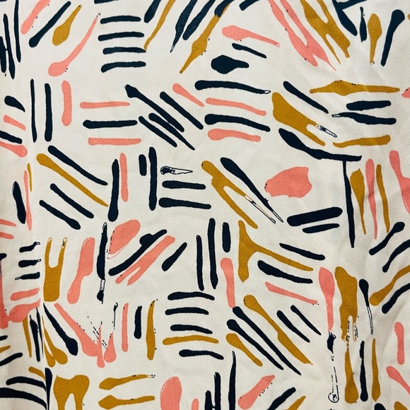 Cabi Top Womens Size M Marni Blouse Abstract Chiffon V-Neck Long Sleeve 4162 - Picture 10 of 14